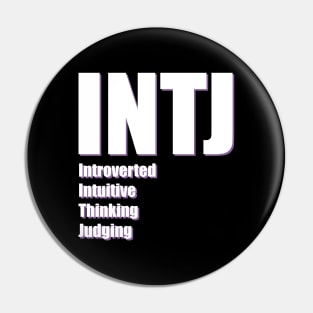 INTJ The Architect MBTI types 1B Myers Briggs personality Pin