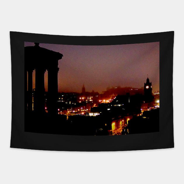 Edinburgh at Dawn Tapestry by SHappe