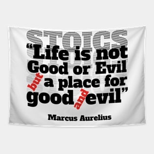 Stoic quote from Marcus Aurelius Tapestry