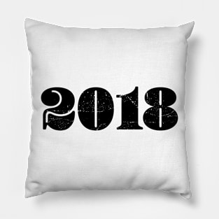 2018 - happy new year! Pillow