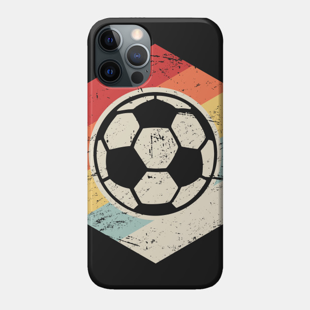 Retro 70s Soccer Coach Icon - Soccer - Phone Case