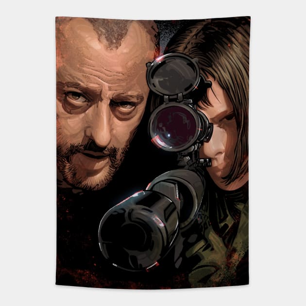 Leon and Matilda Tapestry by nabakumov