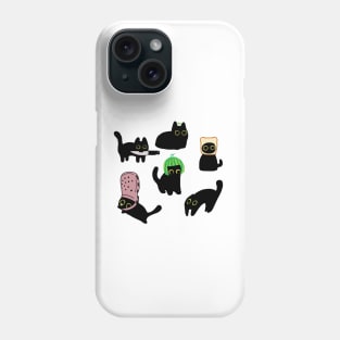 Funny Black Cats Memes Phone Case