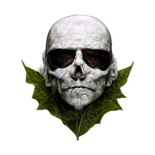 Skull in Leaf T-Shirt