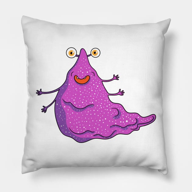 cute monster Pillow by InshynaArt