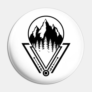 mountains are calling Wanderlust Pin