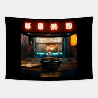 Bowl - Cyberpunk Cityscape Tapestry