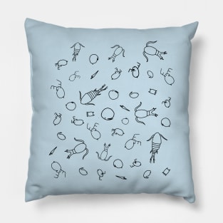 Zoop Scoop Cartoon Pillow