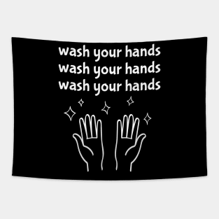 Wash Your Hands Covid Trending Quarantine Tapestry