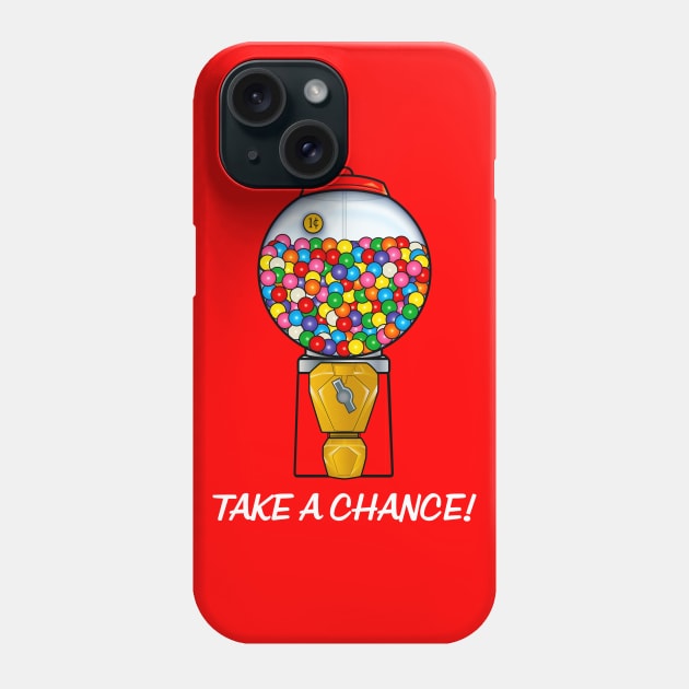 Gumball Machine: Take A Chance Phone Case by PenguinCornerStore