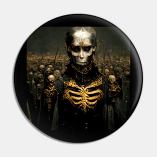 The Army of the Undead - Black and Gold Pin