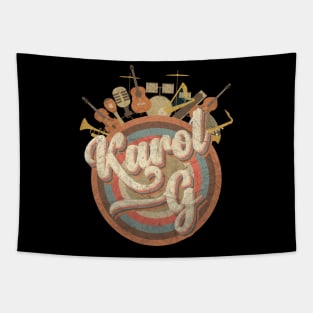 KAROL G // Music Tour Vintage Retro Style Tapestry