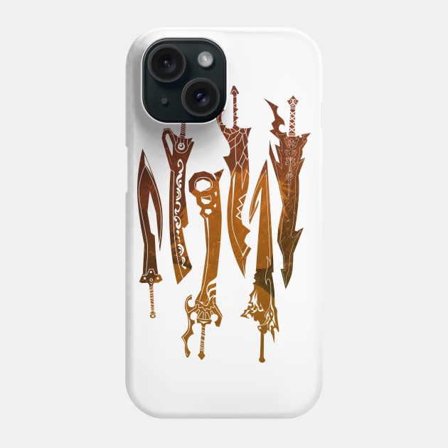 Tidus Swords Phone Case by HyperTwenty