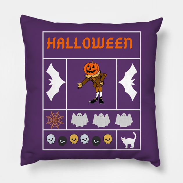 Halloween collection Pillow by zeevana