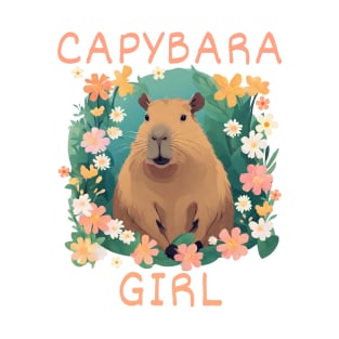 Capybara Girl T-Shirt