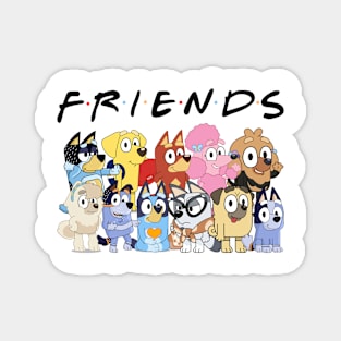 Bluey Friends Kids Dog Magnet