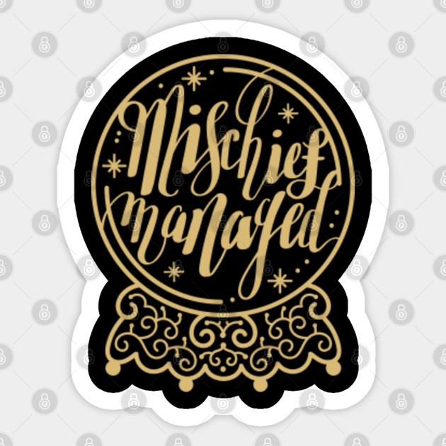 Harry Potter Mischief Managed 4 Adult Tank Top