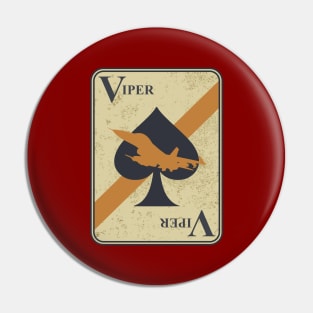 F-16 Viper (distressed) Pin