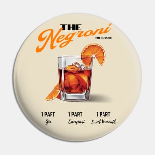 The Classic Negroni Pin