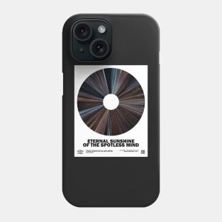minimal_Eternal Sunshine of the Spotless Mind Warp Barcode Movie Phone Case