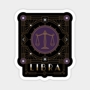 Great Libra Deco Magnet