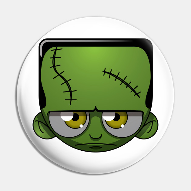 Cute Frankenstein Frankenstein Pin Teepublic