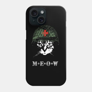 Army Cat Meow Mash Phone Case