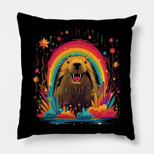 Capybara Happiness Pillow