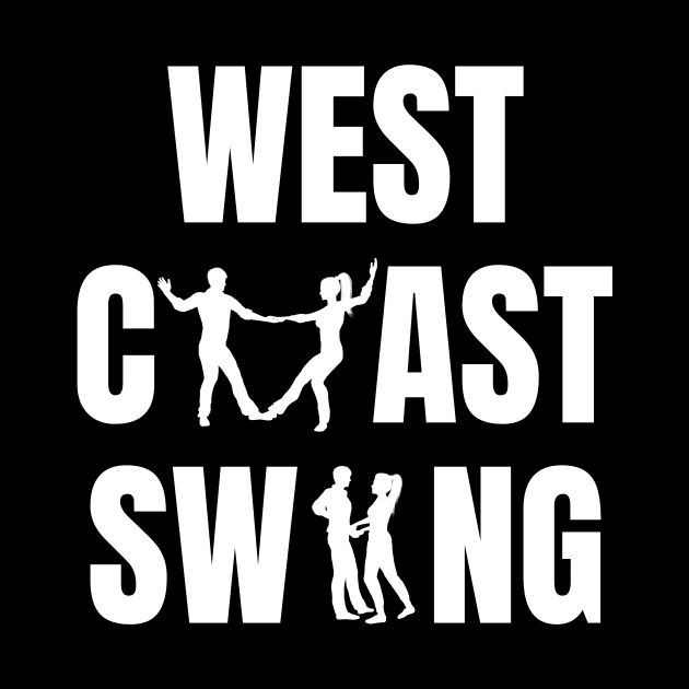 West Coast Swing Couple Dancer Design by echopark12