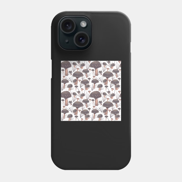 Fly Agaric Mushroom Pattern Phone Case by OneLook