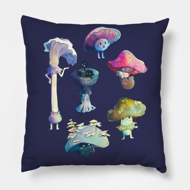 Morel Support Pillow by paintdust