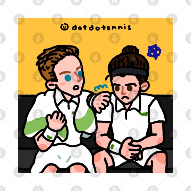 Nico comforting Pierre-Hugues by dotbyedot