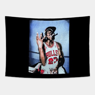 Michael Jordan 4 Champs Tapestry