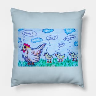 Chickie Mamma and kids Pillow