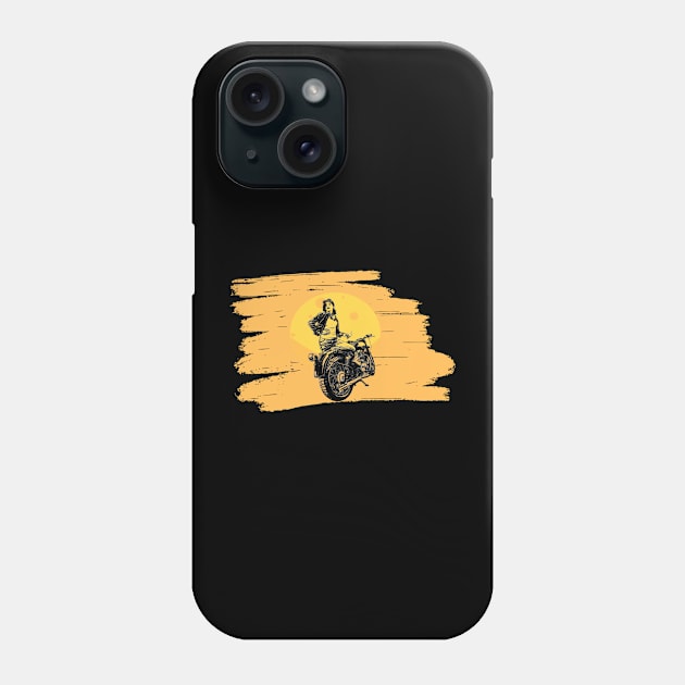 Chick rider Phone Case by TeeProDesigns