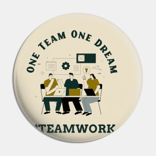 Team work Pin