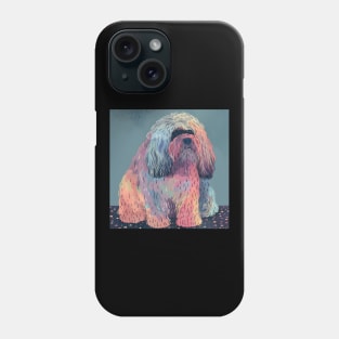 Retro Puli: Pastel Pup Revival Phone Case