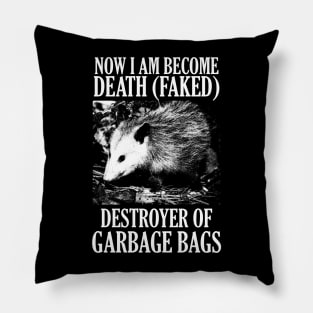 Now I am become death (faked) Opossum Pillow