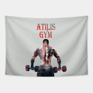 atilis gym Tapestry