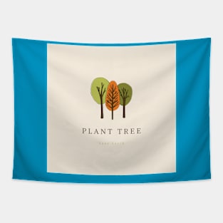 Plant Tree-Save Earth Tapestry