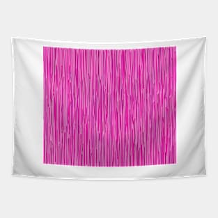 Pink Rain Digital Stripes Tapestry