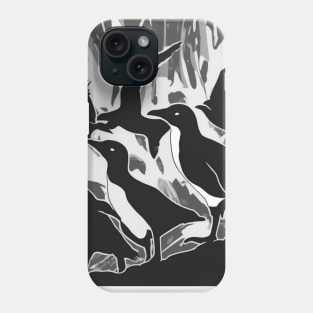 Penguins Shadow Silhouette Anime Style Collection No. 68 Phone Case