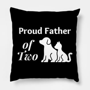 Proud Father of Two 01a Pillow