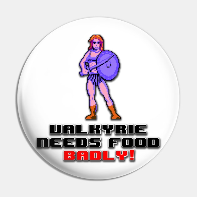 Gauntlet Valkyrie - Old Pin by BigOrangeShirtShop