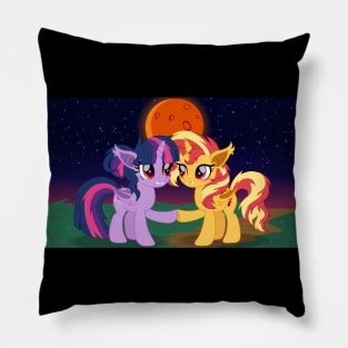 SciSet bat ponies scene Pillow