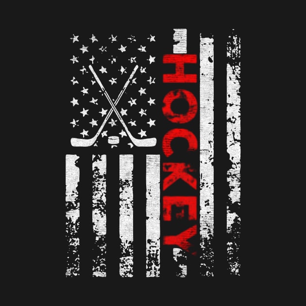 Hockey america flag by Sendumerindu