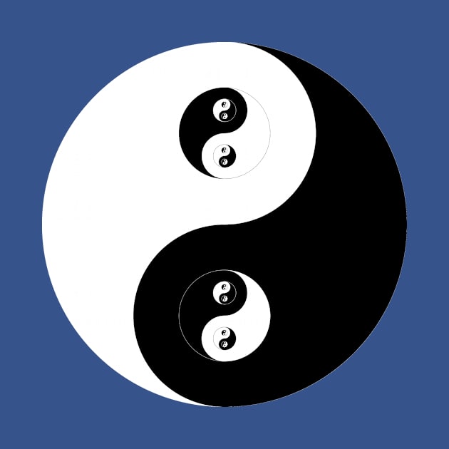 Ying Yang B&W by rupertrussell