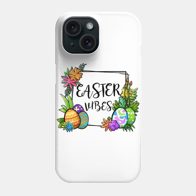 Easter Vibes Eggs Frame - Easter Day Phone Case by DMMGear