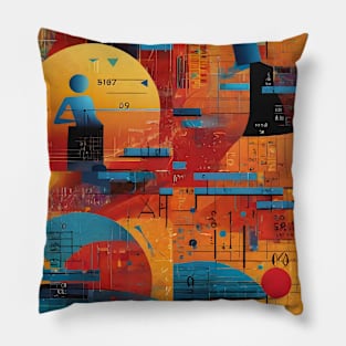 Abstract Fabric Pattern Pillow