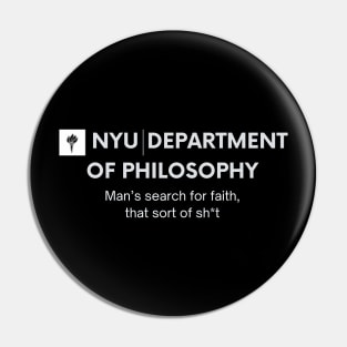 Road House: NYU Department of Philosophy Pin